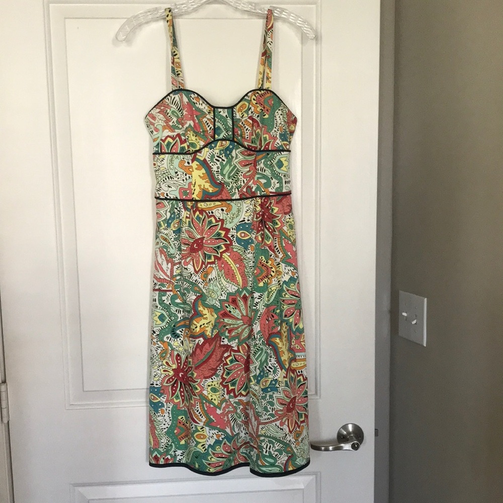 Nanette Lepore vintage multicolor sundress size 4